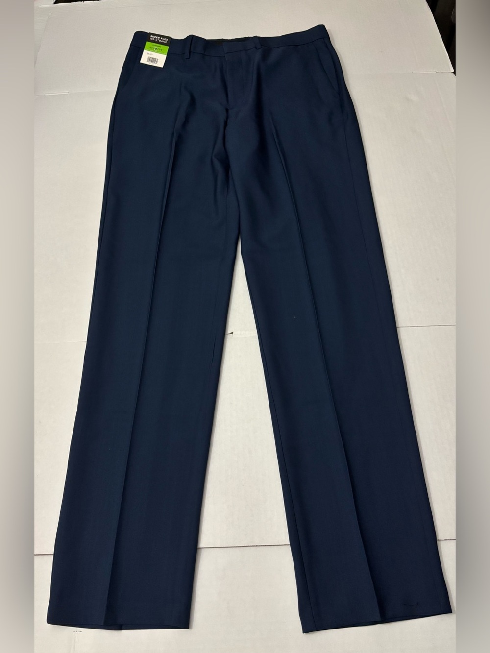 Mens KENNETH COLE Slim Fit Techni-Cole Performance Pants Navy Size 34x34